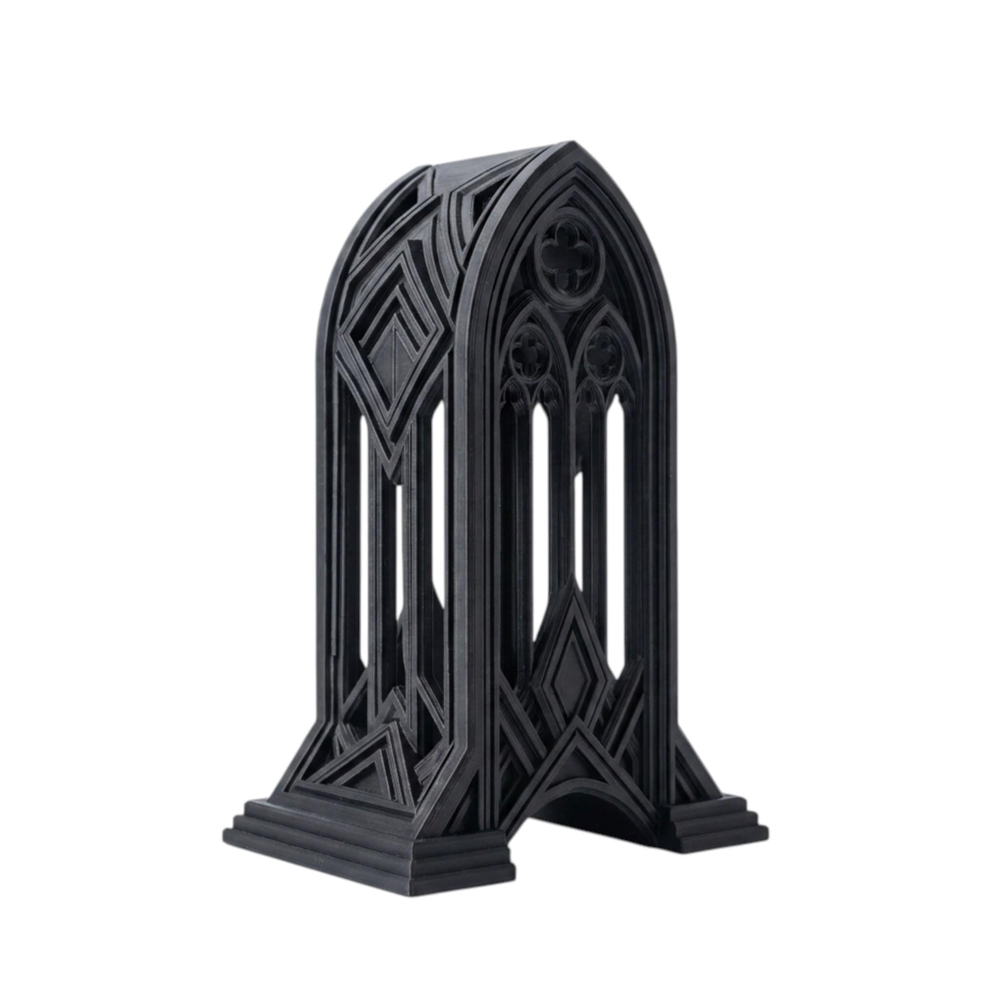 Gothic Cathedral Headphone Stand – 3D Printed Gaming Desk Decor