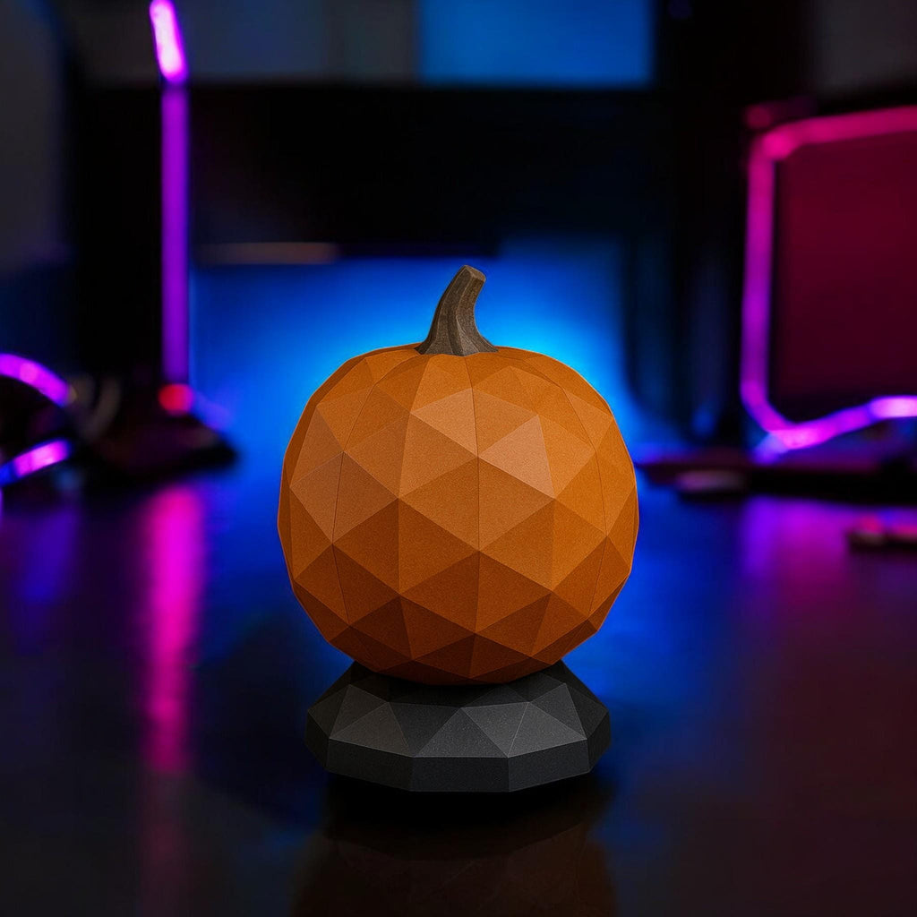 3D Printed Pumpkin Bust Headphone Stand, Halloween Gaming Decor __etsy:7280052598