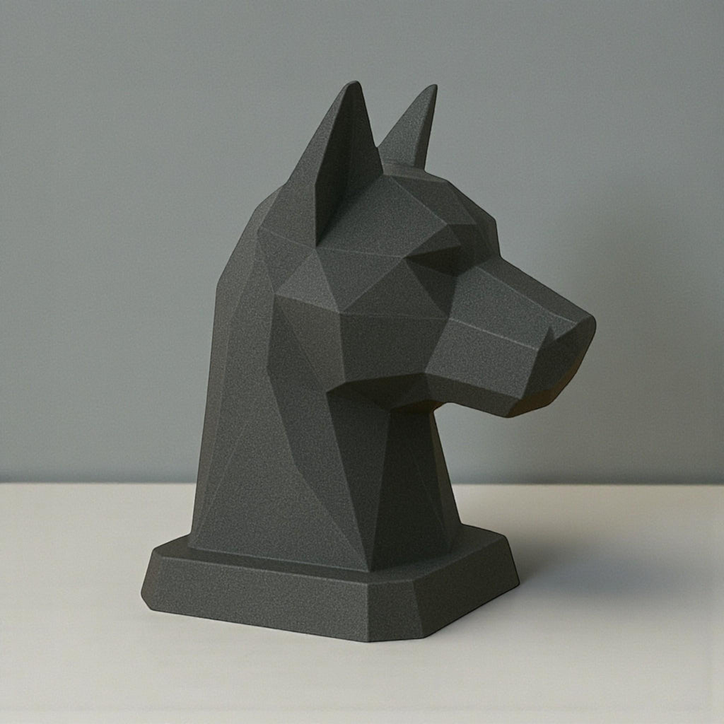 Dog Headphone Stand Geometric Desk Holder __etsy:7759829416
