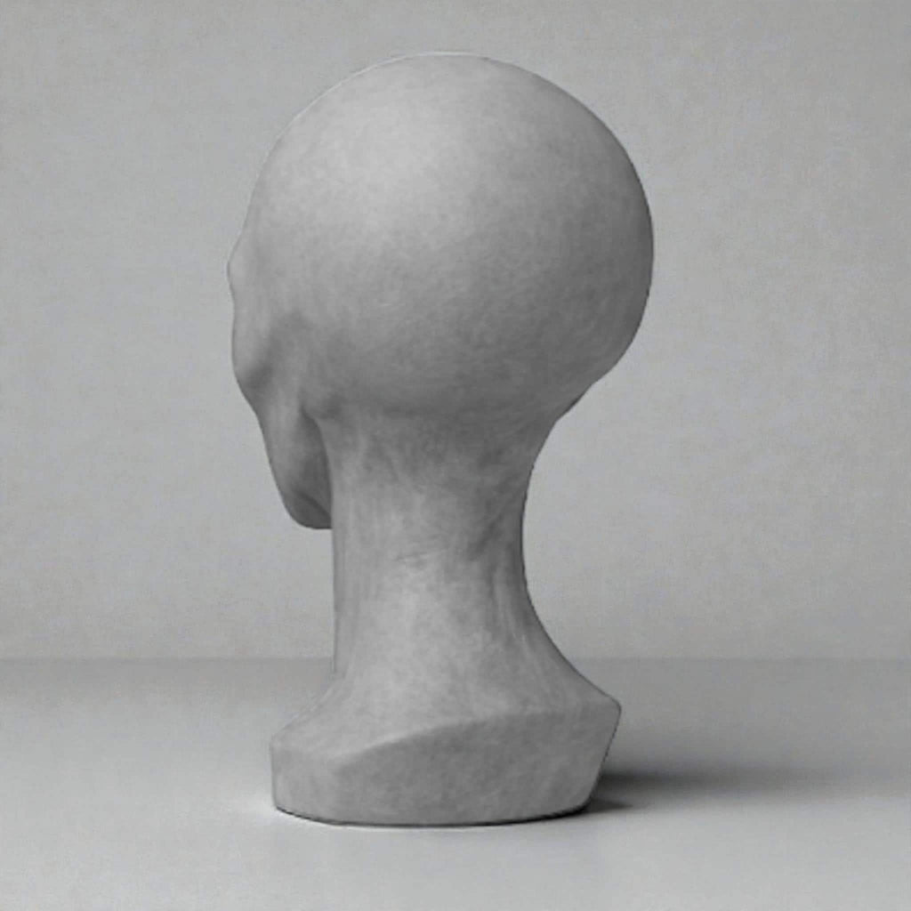 Headphone Stand Alien Bust, Sci-Fi Desk Decor __etsy:7633899544