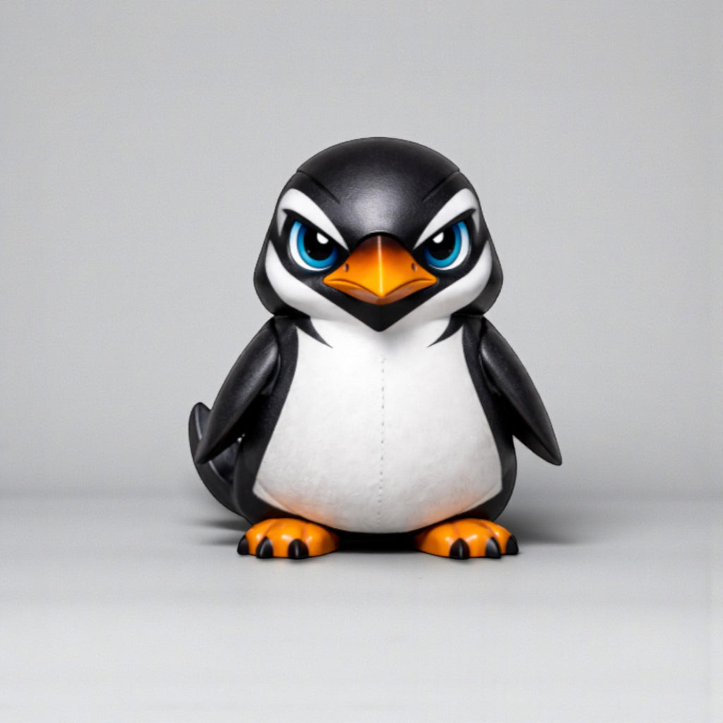Penguin Headphone Stand, 3D Printed Headset Holder for Gaming Desk __etsy:7696099941