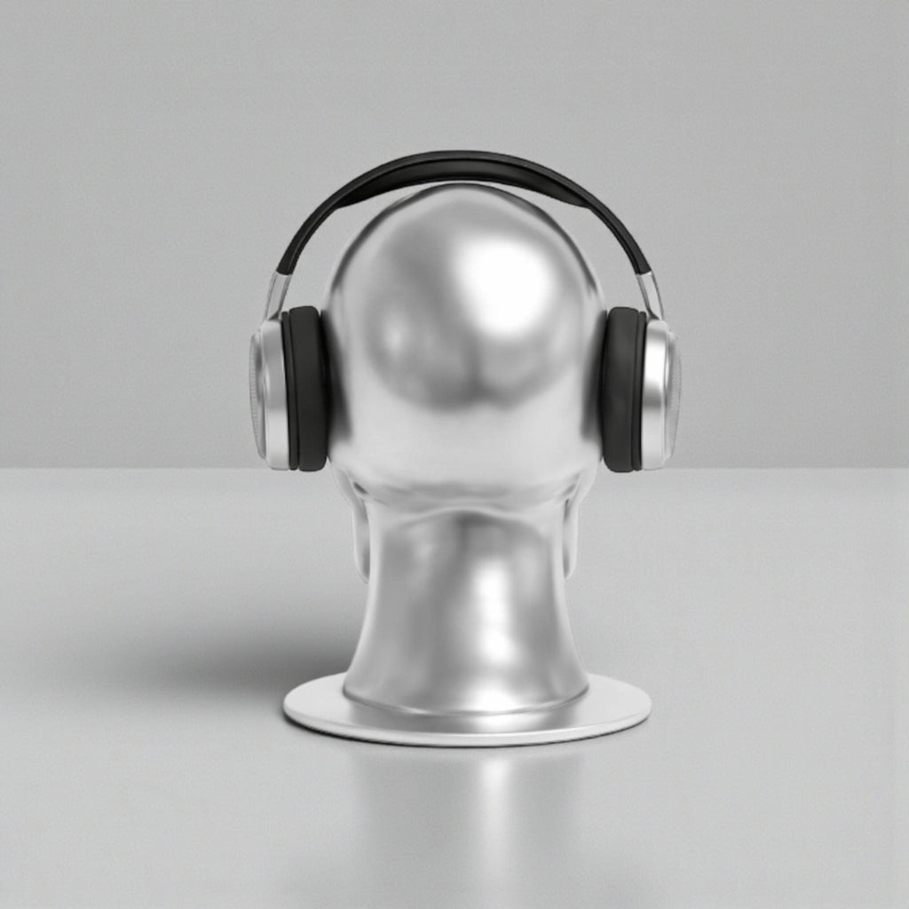Skull Headset Headphone Stand, Gaming Desk Headphone Hanger and Organizer, Gothic Gamer Desktop Accessory __etsy:7828947531
