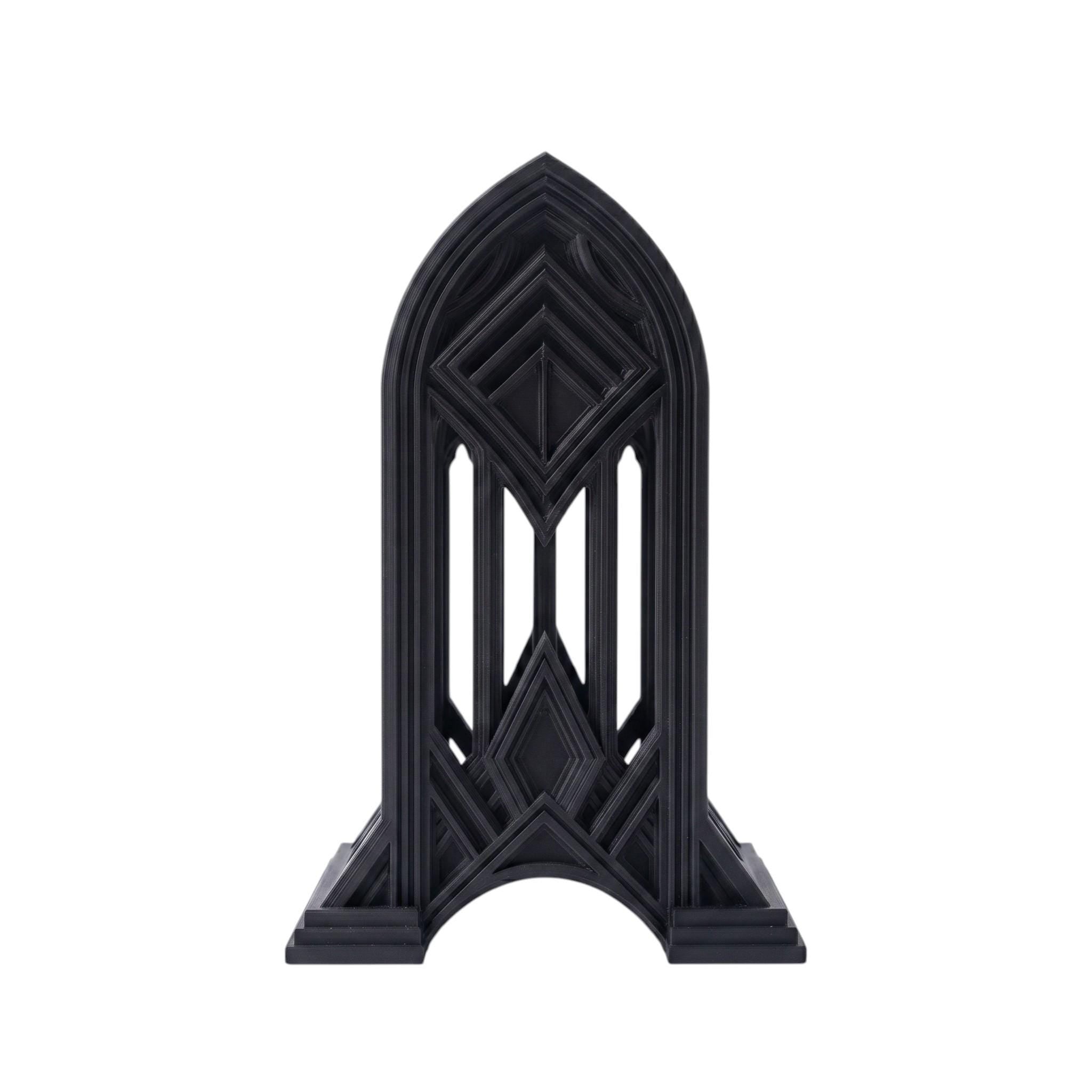 Gothic Cathedral Headphone Stand – 3D Printed Gaming Desk Decor