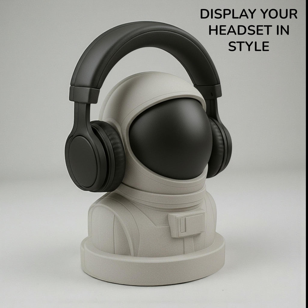 Astronaut Headphone Stand – 3D Printed Space Desk Decor & Headset Holder
