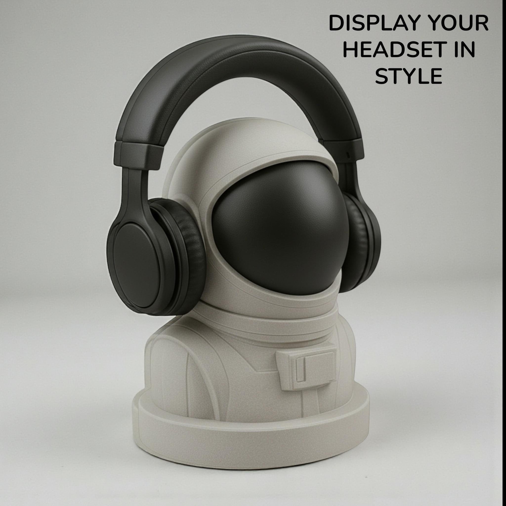 Astronaut Headphone Stand – 3D Printed Space Desk Decor & Headset Holder