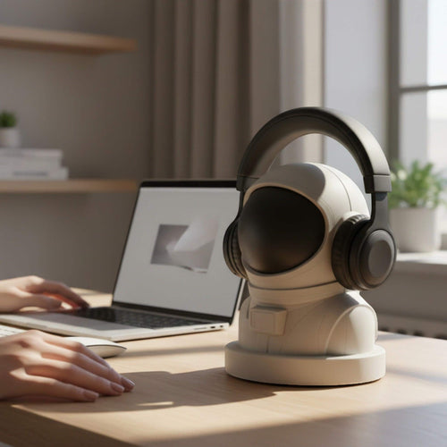 Astronaut Headphone Stand – 3D Printed Space Desk Decor & Headset Holder