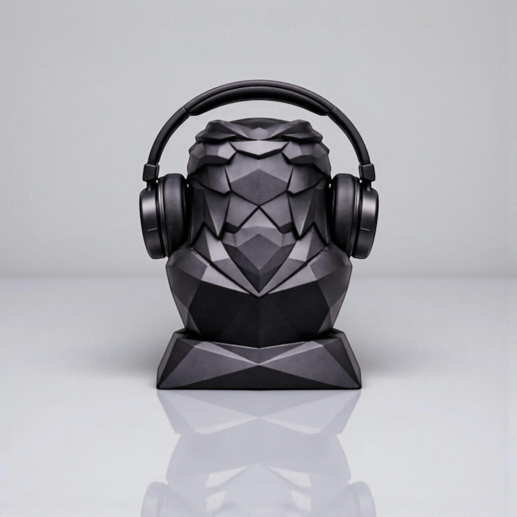 Eagle Headphone Stand – 3D Printed Geometric Low-Poly Gaming Desk Holder