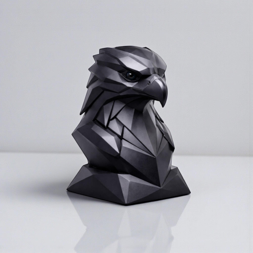 Eagle Headphone Stand – 3D Printed Geometric Low-Poly Gaming Desk Holder
