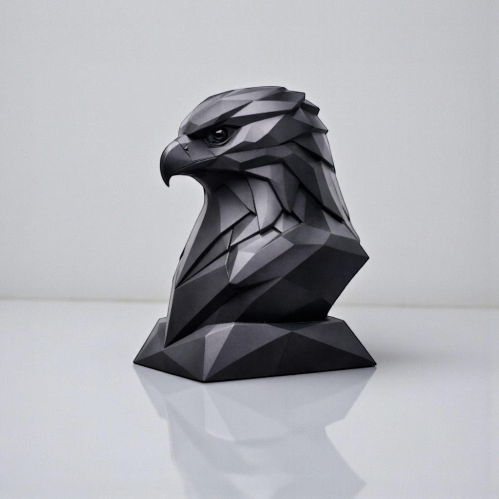 Eagle Headphone Stand – 3D Printed Geometric Low-Poly Gaming Desk Holder