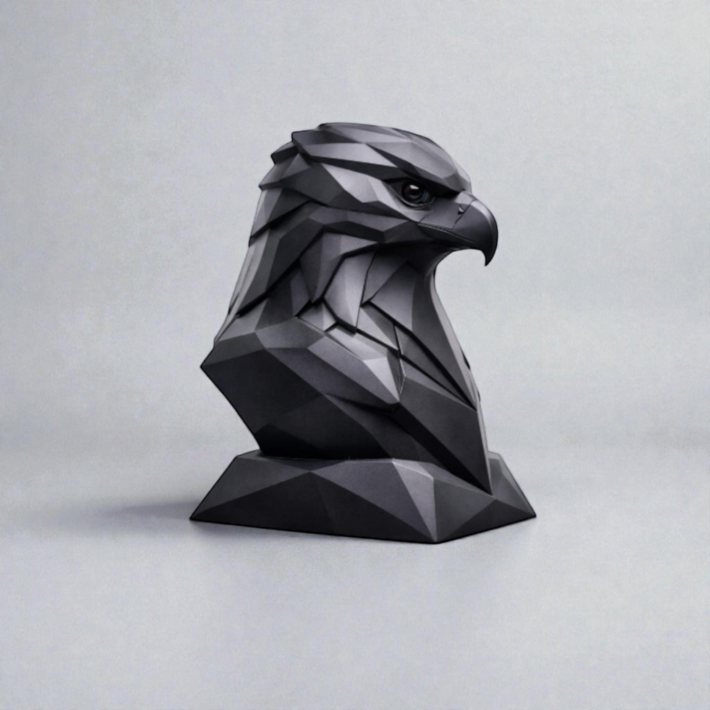 Eagle Headphone Stand – 3D Printed Geometric Low-Poly Gaming Desk Holder