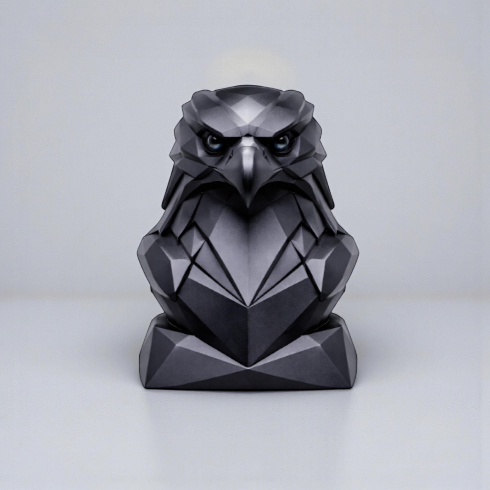 Eagle Headphone Stand – 3D Printed Geometric Low-Poly Gaming Desk Holder