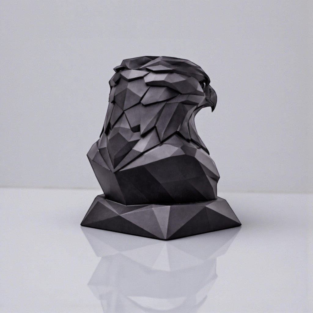 Eagle Headphone Stand – 3D Printed Geometric Low-Poly Gaming Desk Holder