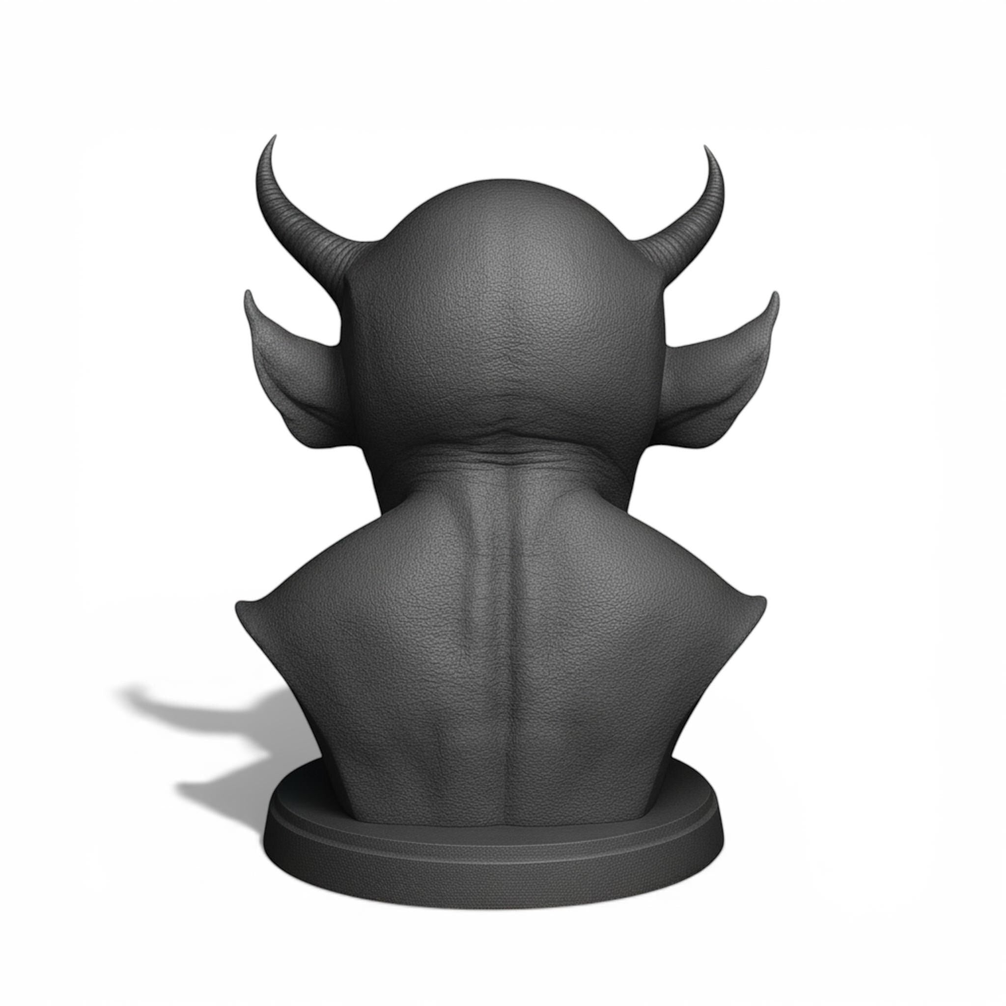 Demon Bust Headphone Stand – 3D Printed Horror Headset Holder for Desks