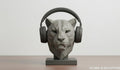 Tiger Headphone Stand – 3D Printed Low-Poly Geometric Animal Gaming Desk Decor