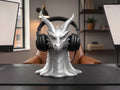 Dragon Head Headphone Stand – 3D Printed Fantasy Gothic Desk Holder